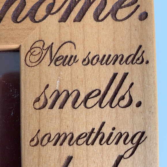 Modern Farmhouse 4 x 6 vintage Laser Art Baby photo frame - Picture 4 of 7